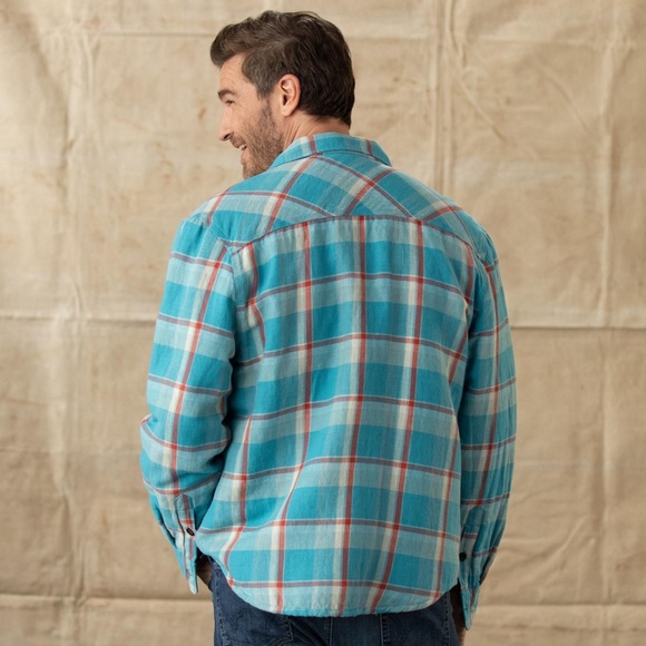 New Mountain Peak Shirt Jacket Sherpa lining Sundance Catalog - Picture 4 of 8